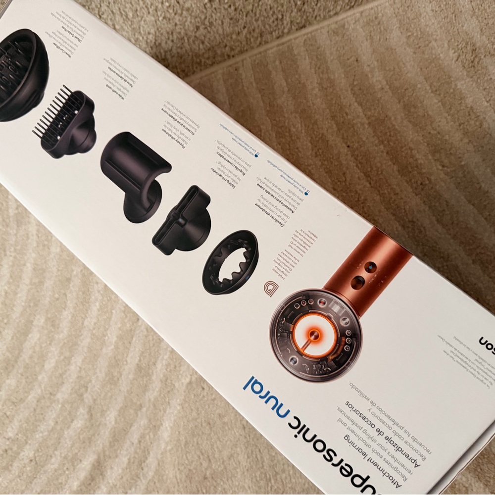 Dyson Supersonic Hair Dryer with Copper and Black Accents